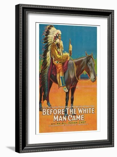 Before the White Man Came-null-Framed Art Print