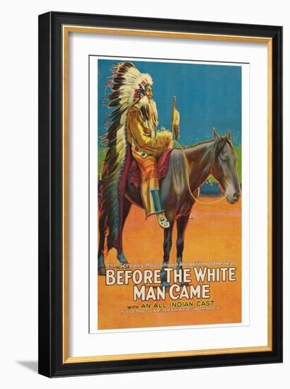 Before the White Man Came-null-Framed Art Print