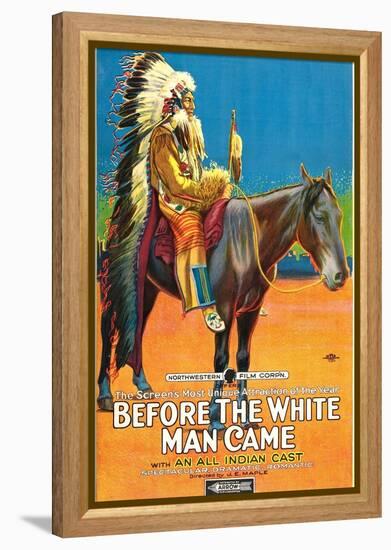 Before The White Man Cave, 1920-null-Framed Stretched Canvas