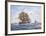 Before Trafalgar - R.N. Frigates Watch Off Cadiz-Roy Cross-Framed Premium Giclee Print