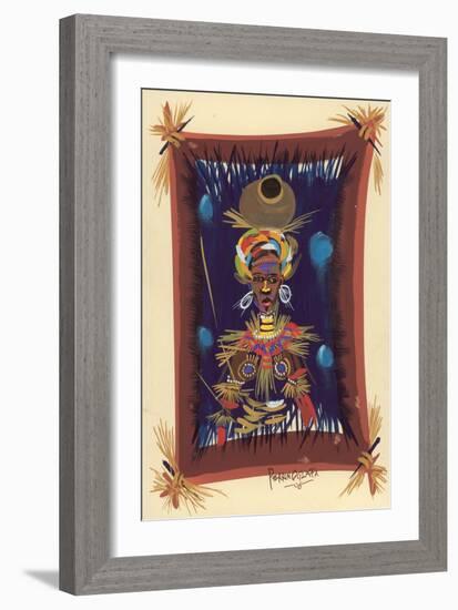 Before Urban Life, 2006-Oglafa Ebitari Perrin-Framed Giclee Print