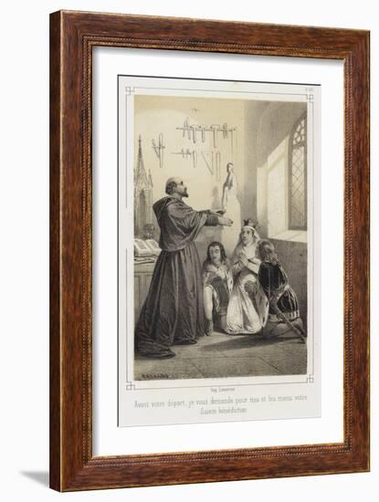 Before You Leave I Request Your Holy Blessing for Me and Mine-null-Framed Giclee Print