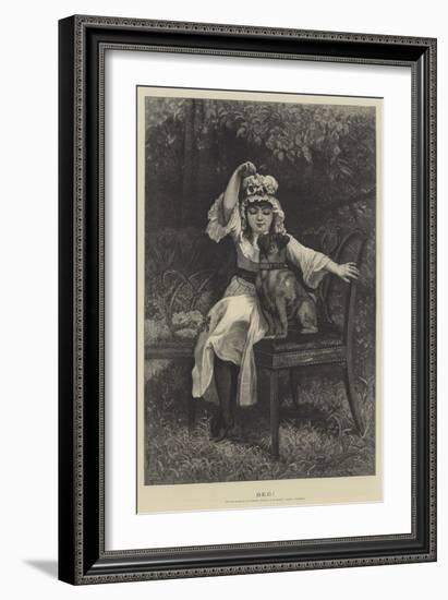 Beg!-Edward Killingworth Johnson-Framed Giclee Print
