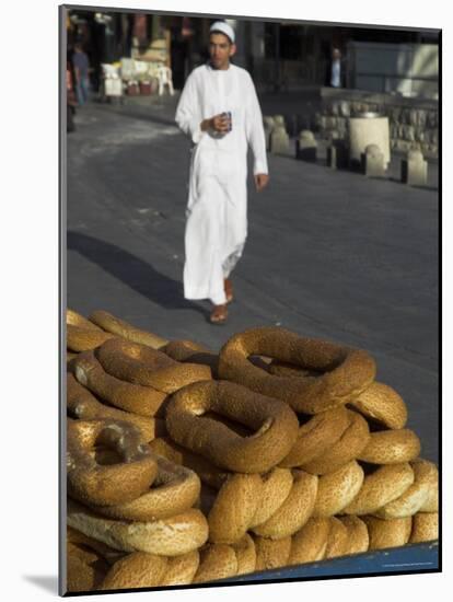 Begele Traditional Arabic Bread with Sesame Seeds, Jaffa Gate, Old City, Jerusalem, Israel-Eitan Simanor-Mounted Photographic Print