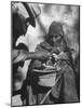 Beggar Being Given Coca Leaves-Eliot Elisofon-Mounted Photographic Print