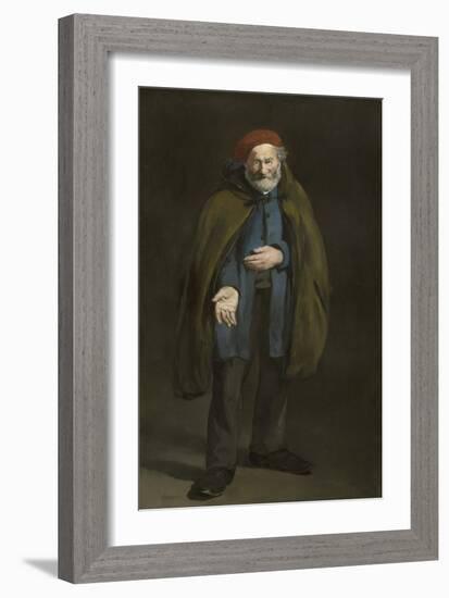 Beggar with a Duffel Coat , 1865-67-Edouard Manet-Framed Giclee Print