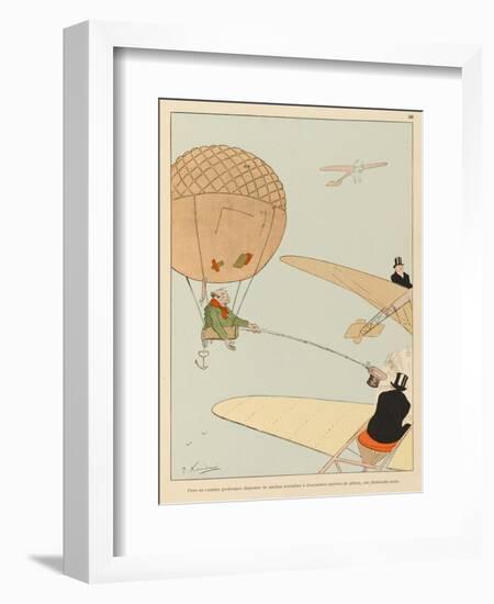 Beggars in Balloons-Joaquin Xaudaro-Framed Art Print