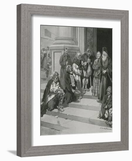 Beggars-Frederic De Haenen-Framed Giclee Print