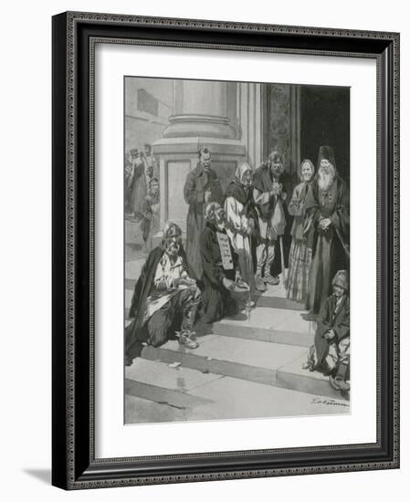 Beggars-Frederic De Haenen-Framed Giclee Print