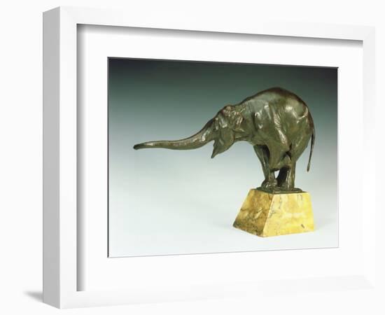 Begging Elephant-Rembrandt Bugatti-Framed Giclee Print