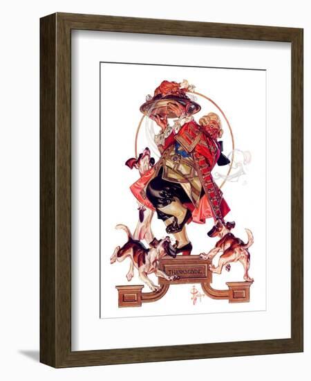 "Begging for Turkey,"December 2, 1933-Joseph Christian Leyendecker-Framed Giclee Print