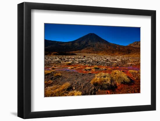 Beginning of the Tongariro Crossing, UNESCO World Heritage Site, North Island, New Zealand, Pacific-Laura Grier-Framed Photographic Print