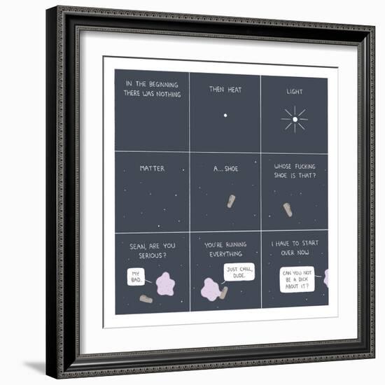 Beginning-Reza Farazmand-Framed Art Print