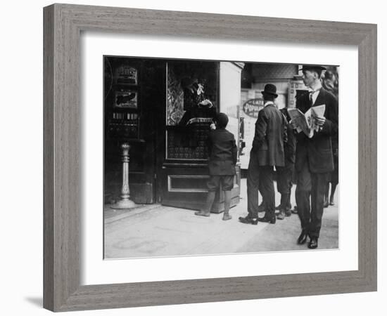 Beginnings of the Theatre Movement-Lewis Wickes Hine-Framed Photo