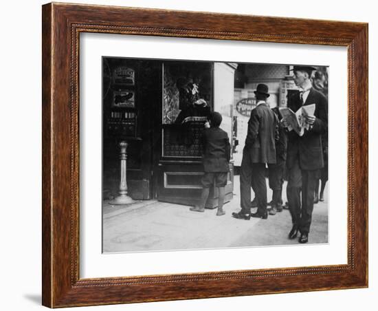 Beginnings of the Theatre Movement-Lewis Wickes Hine-Framed Photo