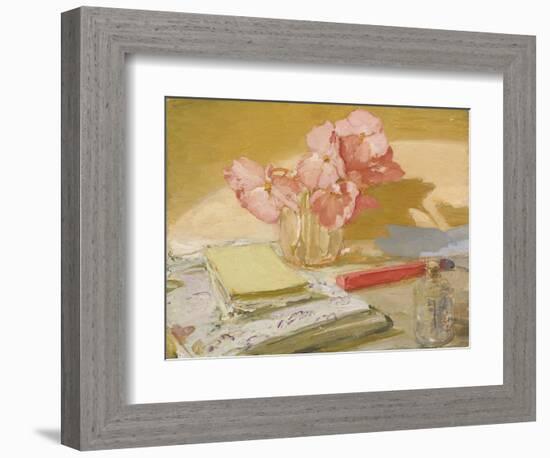 Begonias, 1939-40 (Oil on Panel)-William Nicholson-Framed Giclee Print