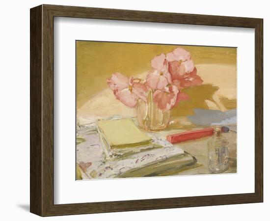 Begonias, 1939-40 (Oil on Panel)-William Nicholson-Framed Giclee Print