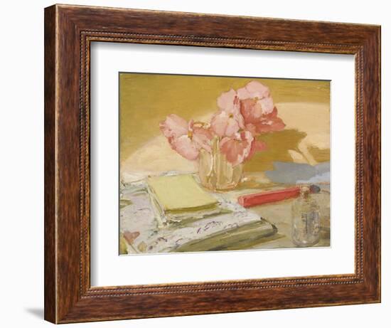 Begonias, 1939-40 (Oil on Panel)-William Nicholson-Framed Giclee Print