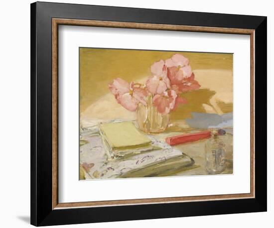 Begonias, 1939-40 (Oil on Panel)-William Nicholson-Framed Giclee Print