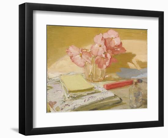 Begonias, 1939-40 (Oil on Panel)-William Nicholson-Framed Giclee Print