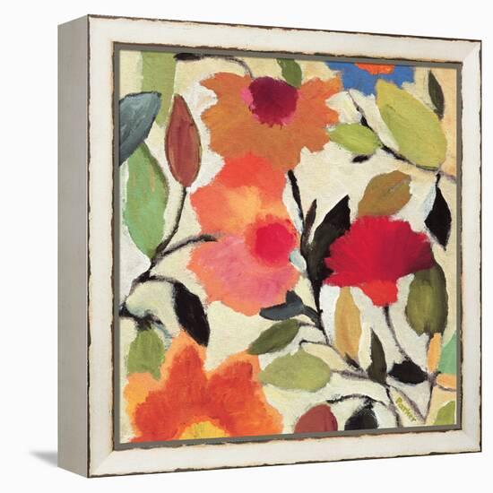 Begonias-Kim Parker-Framed Premier Image Canvas