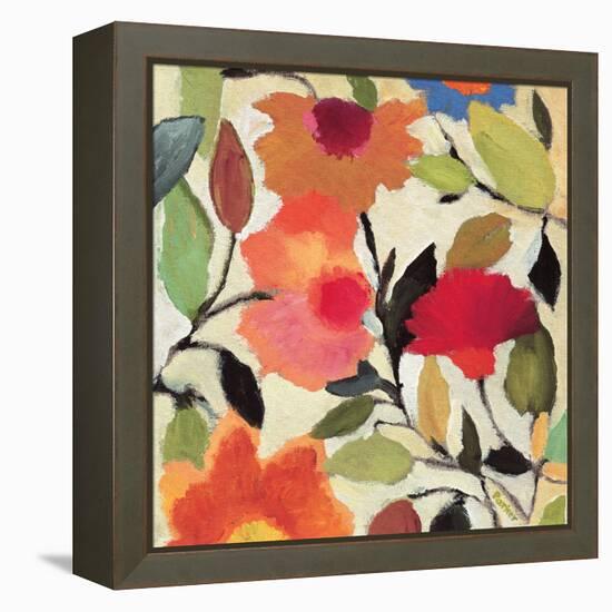 Begonias-Kim Parker-Framed Premier Image Canvas