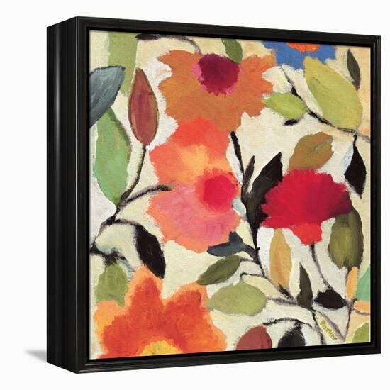 Begonias-Kim Parker-Framed Premier Image Canvas