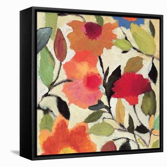 Begonias-Kim Parker-Framed Premier Image Canvas