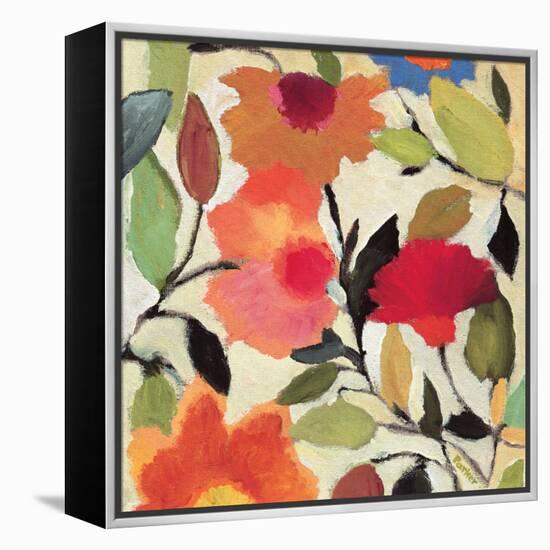 Begonias-Kim Parker-Framed Premier Image Canvas