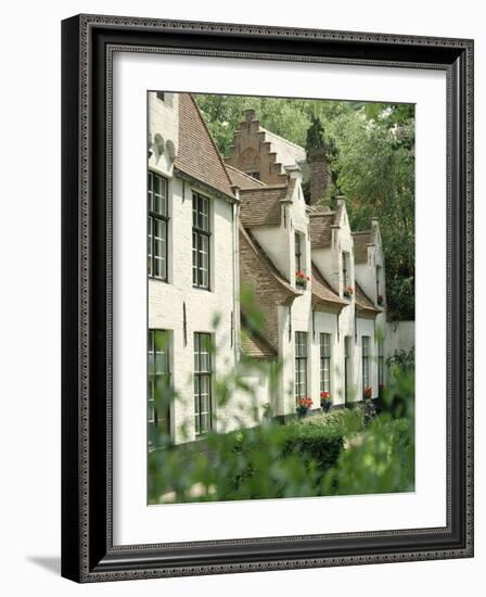 Beguine Houses, Begijnhof (Beguinage), Bruges (Brugge), Belgium, Europe-Ken Gillham-Framed Photographic Print