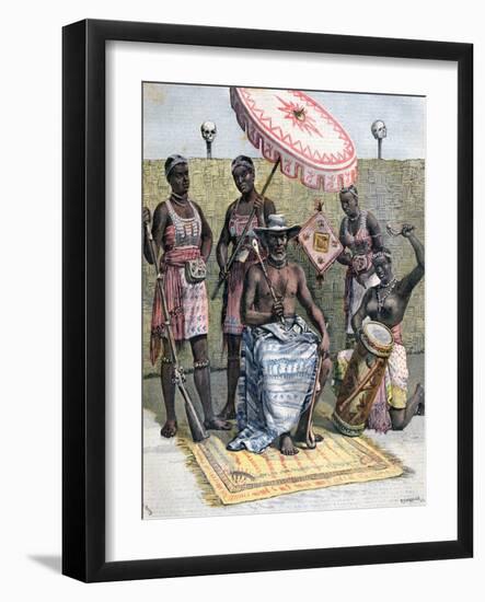 Behanzin, King of Dahomey, 1892-Henri Meyer-Framed Giclee Print