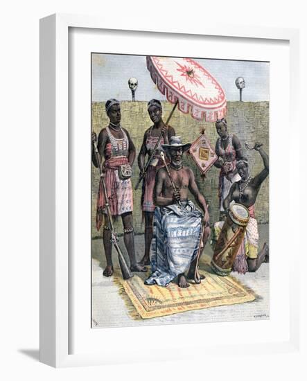 Behanzin, King of Dahomey, 1892-Henri Meyer-Framed Giclee Print