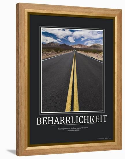 Beharrlichkeit (German Translation)-null-Framed Stretched Canvas