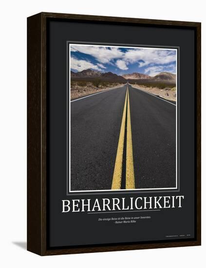 Beharrlichkeit (German Translation)-null-Framed Stretched Canvas