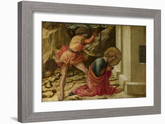 Beheading of Saint James the Great (Predella Panel of the Pistoia Santa Trinità Altarpiec), 1455-60-Fra Filippo Lippi-Framed Giclee Print