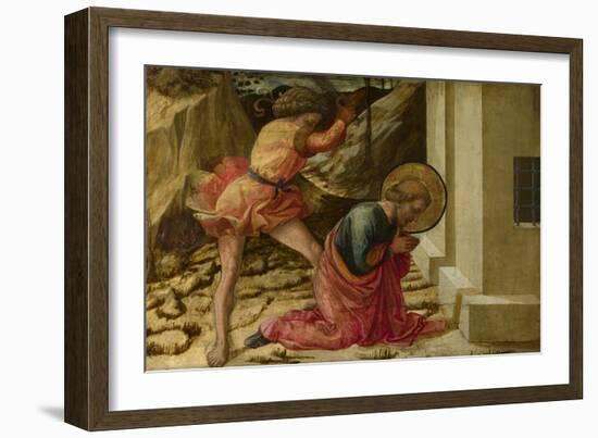 Beheading of Saint James the Great (Predella Panel of the Pistoia Santa Trinità Altarpiec), 1455-60-Fra Filippo Lippi-Framed Giclee Print