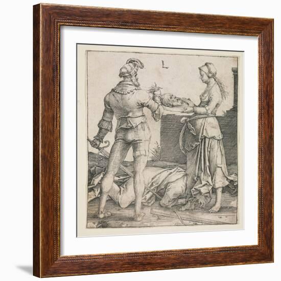 Beheading of Saint John the Baptist, 1513-Lucas van Leyden-Framed Giclee Print