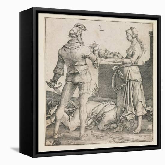 Beheading of Saint John the Baptist, 1513-Lucas van Leyden-Framed Premier Image Canvas