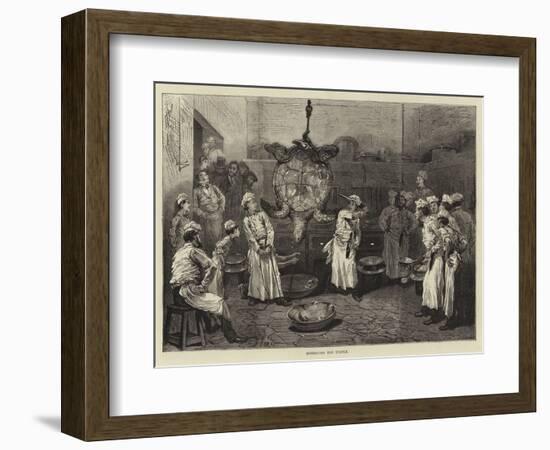 Beheading the Turtle-null-Framed Premium Giclee Print