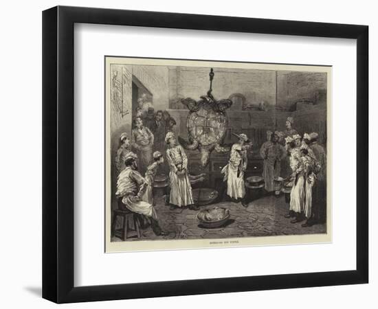 Beheading the Turtle-null-Framed Giclee Print