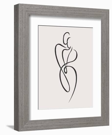 Behind Every Strong Man-Incado-Framed Art Print