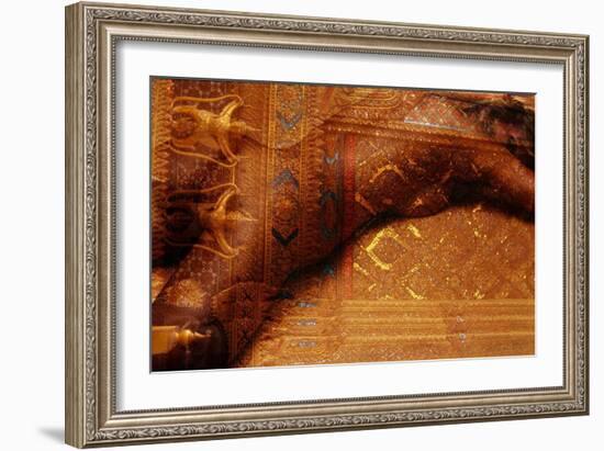 Behind Gold-Daniel Stanford-Framed Art Print