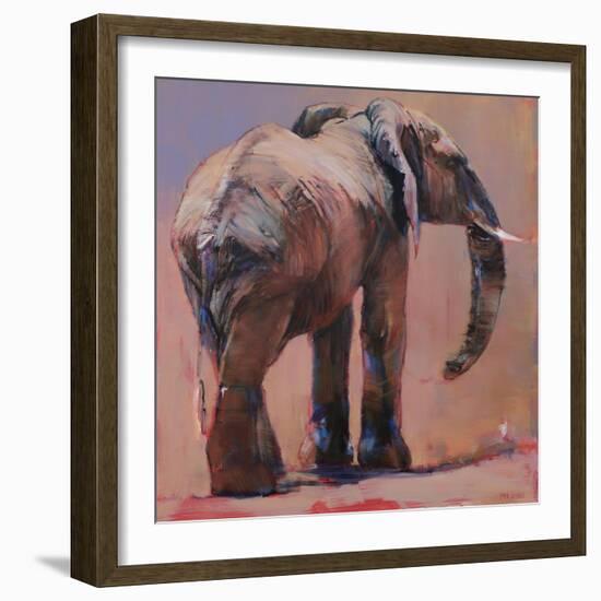 Behind, Loisaba-Mark Adlington-Framed Giclee Print