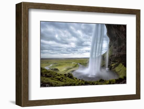 Behind Seljalandfoss-Danny Head-Framed Photographic Print