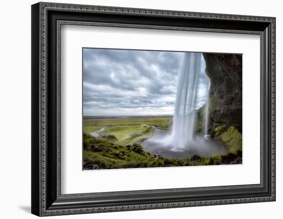 Behind Seljalandfoss-Danny Head-Framed Photographic Print