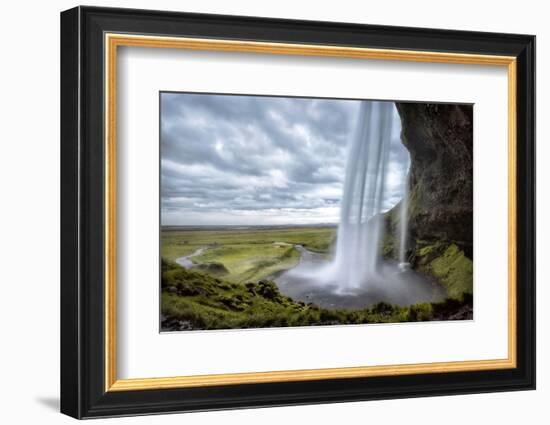 Behind Seljalandfoss-Danny Head-Framed Photographic Print