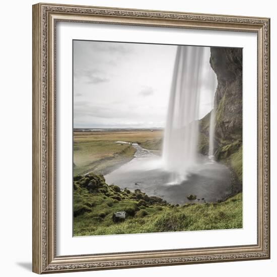 Behind Seljalandsfoss, Iceland, Polar Regions-Matthew Williams-Ellis-Framed Photographic Print