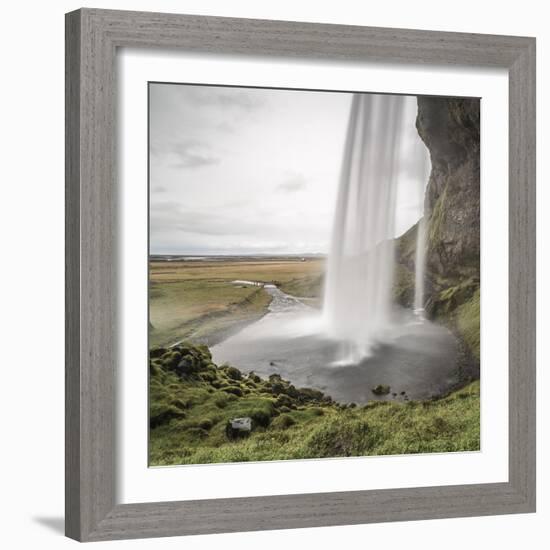 Behind Seljalandsfoss, Iceland, Polar Regions-Matthew Williams-Ellis-Framed Photographic Print