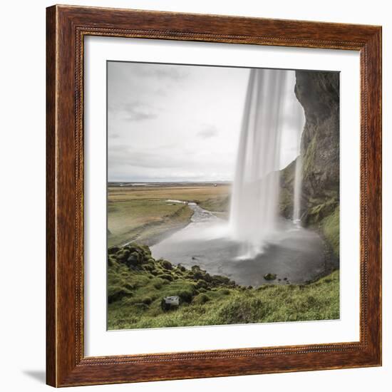 Behind Seljalandsfoss, Iceland, Polar Regions-Matthew Williams-Ellis-Framed Photographic Print