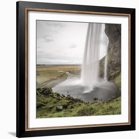 Behind Seljalandsfoss, Iceland, Polar Regions-Matthew Williams-Ellis-Framed Photographic Print